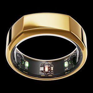 Oura Ring Gen3: Heritage Gold, Size 7 with Charge